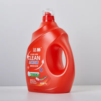 Wholesale 5L Lemon Fragrance Anti-Mite Antibacterial Enzyme Laundry Detergent Liquid Disposable Clothes Bottle Packaging Free