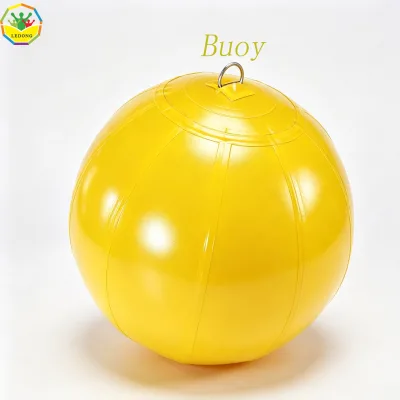 Custom Inflatable Water Marker Buoy Ball, Inflatable Floating Buoy With Metal Ring for Sea Water Park Race Course Warning