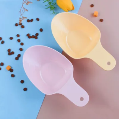 High Quality Dogs Pets Food Feeder Measuring Scale Plastic Cup Spoon Shovel Scoop