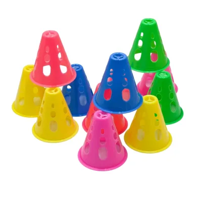 Windproof Thickened Roller Skate Obstacle Pile with PU Polypropylene & PEPP Materials for Training & Competition Club Wholesale