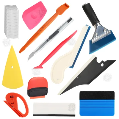 CLEZE Tint Tools Window Film Solar Film  Paint protection Film Scraper Tool Construction Set 13-Piece Set