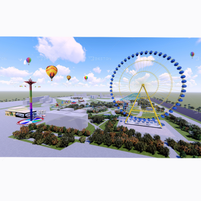Amusement Park Rides Equipment Recreation Ground Outdoor Theme Park Project Plan