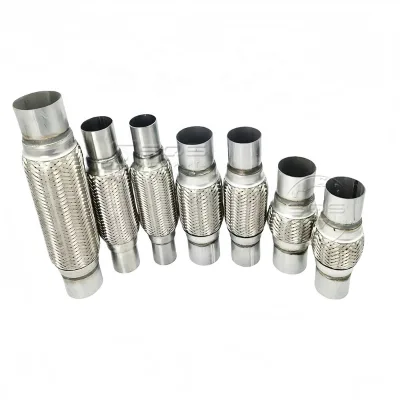 SQS OEM/ODM New High Quality Universal Catalytic Converter Exhaust Flexible Pipe Repair Kit Stainless Steel Braided Bellows Car