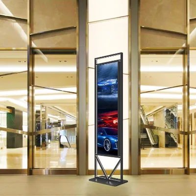 55 Inch Advertising Monitor Advertise Monitor Stand Vertical Full Screen Advertisement Monitor