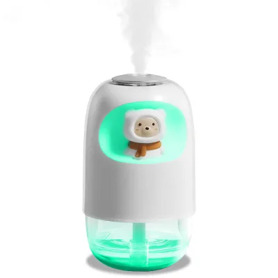 2023 Car Humidifier Wholesale Mini Car Portable Humidifier Diffuser Aroma H2o 300ml Usb Ultrasonic Air Humidifier
