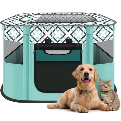 High Quality Outdoor Breathable and Waterproof Square Pet Dogs and Cats Playpen