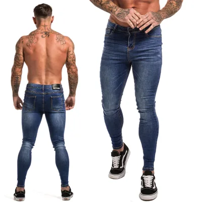 High Quality Hot Sales Skinny Stretch Ripped Plus Size Men'S Denim Jeans 2022