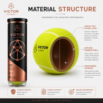 High Quality Custom Adult Padel Ball Super Popular Worldwide-ITF Approved Woven Felt Rubber Pro Tournament Brand Tennis Ball