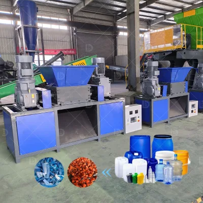Waste Plastic 500kg Plastic Bottle Fabric Foam Plastic Barrel Shredder Machine