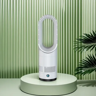 Vantilator Natural Air Low Noise Quiet Bladeless Tower Fan Smart Cooling Fan With Tuya APP