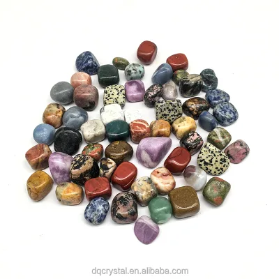Natural Crystal Mix Material Tumbled Stone Gemstone Rose Tumble Healing Stones for Sale