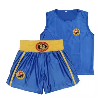 Professional Sanda Uniform Comfortable Kung Fu Martial Arts Training Suit for Adults