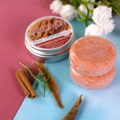 Wholesale Eco Private Label Tin Box  Different Scent Effect Organic Shampoo Bar for Solid Soap
