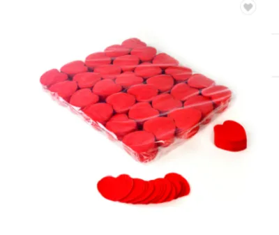 Flameproof Non-Toxic Biodegradable Red Paper Heart Butterfly Star Tissue Paper Confetti Factory Wholesale Price for Party Use