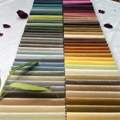 120 Colors 2.8-meter-wide Dutch Velvet Fabric Suitable for Curtain Sofa Upholstery 100% Polyester