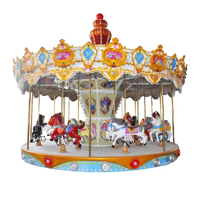 Chinese Electric Carnival Equipment 16 Seats Indoor Carousel Small Carousel Ride for a Church for Sale