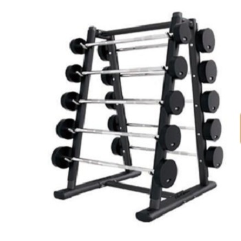 Cheapest With High Quality Modern Style Iron/Metal Gym Barbell Rack Vertical Trainer Barbell Stand Storage for Fitness Equipment