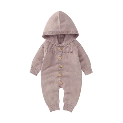 100% Organic Cotton Long Sleeve Baby Oversized Sweater Hoodie Onesies Baby Grow