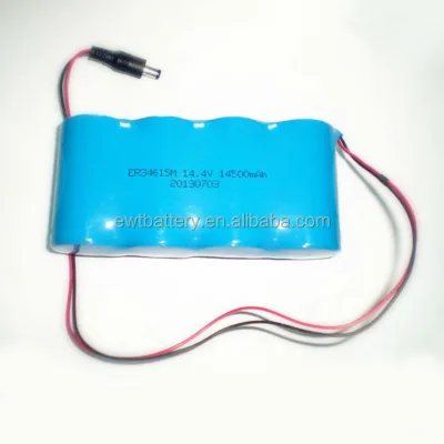 OEM Lithium Thionyl Chloride Battery Pack ER34615M 3.6V 7.2V 14.4V 13Ah 26Ah 39Ah 52Ah Battery Li-SOCl2 Battery Pack D Size
