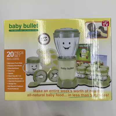 Cross-border Hot-Selling Magic Baby Food Processor Electric Multi-Function Children's Blender Plastic Complementary Food Machine