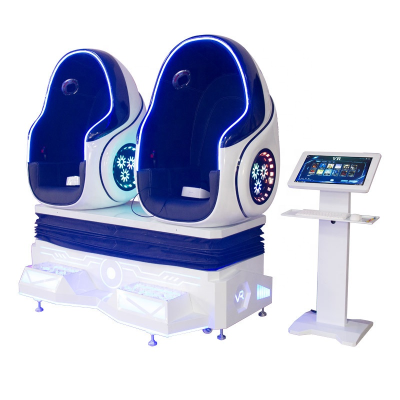 9D VR Egg Cinema with Dynamic Seats Indoor/Outdoor Aluminum Metal for Shopping Malls and Adventure Parks Cheap Factory Price