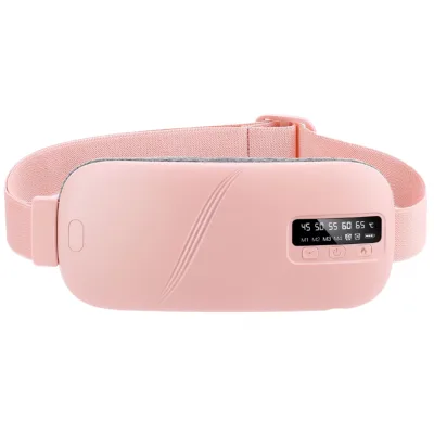 Portable Cordless Menstrual Heated Pad Period Cramps Relief Belly Waist Wrap Massage Belt Women Abdominal Massager