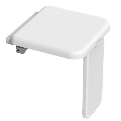 Modern Stainless Steel Wall Mount Fold up Seat with Stand Leg Suit for Bathroom Shower Room Fitting Room Home Entrance Hospital
