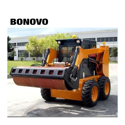 60width Skid Steer Vibratory Compactor Roller, Compatible with Bobcat/CAT S450 Skid Steer Loaders