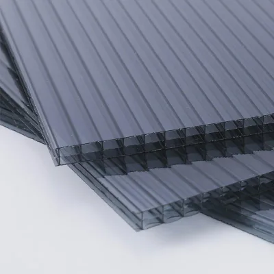 Customized Thick Hollow Pc Sheet Polycarbonate Panel Amber Factories Greenhouse Plastic Sheets