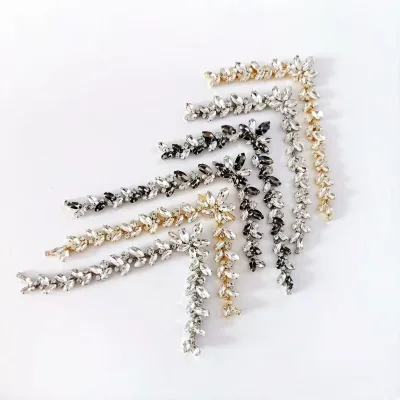 Versatile Pearl Rhinestone Light Shoe Chain Ornament Wedding Accessory New Dazzling Chain Stiletto Heels High-end Decoration