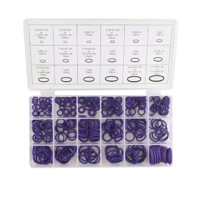 Yidu Professional Air Conditioning O-Ring Repair Tool Box for Hardware with Color Rubber O-Rings Seal Kit