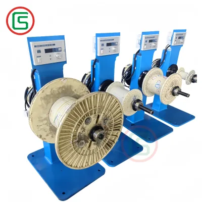 Simple Horizontal Payoff Stand Cable Reel for 2-3mm Nickel Copper Wire Manufacturing Equipment