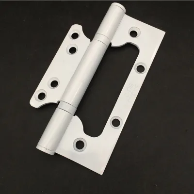 Batch of Modern 5-inch Silent butterfly Hinges 3mm Suitable for Cabinet Bedroom Doors, White Color