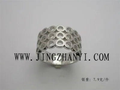 Simple Style 925 Sterling Silver Wide Hollow Ring (customer's Design Welcome)