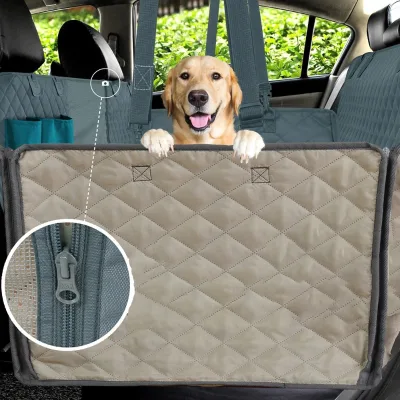 Hard Bottom Dog Seat Covers Back Seat Extender for Travel Camping Air Mattress Bed