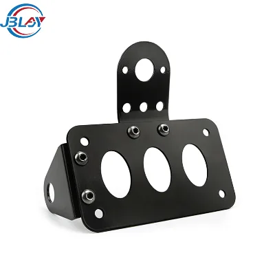 Vintage Modification Accessories Universal Motorcycle License Plate Bracket Mounting Tail Light Holder for Haley Bobber