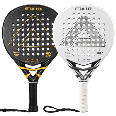 AMASPORT Professional High Quality Custom Logo 18K Carbon Hybrid Shape 80 Sq.in. Face 37010g Weight Overgrip Padel Racket