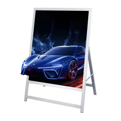 LED Poster Display Stand with Touch Vertical Floor Stand Advertising Display Digital Signage and Displays