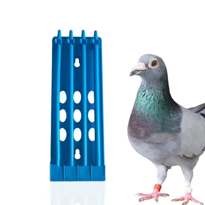 Pigeon Ring Stand Bird Leg Rings Holder Band Organizer Foot Placing Rack Frame Parrot Racing Supplies Training Products