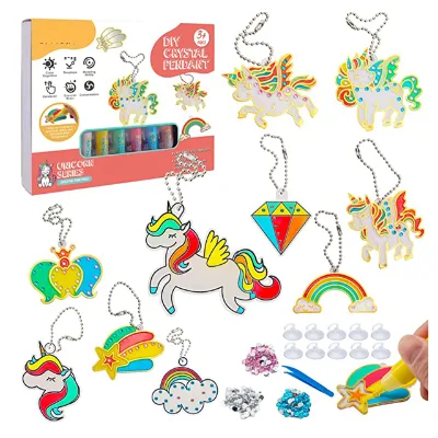 DIY Window Art Toy Crystal Diamond Art Painting Arts and Craft Kits for Kids