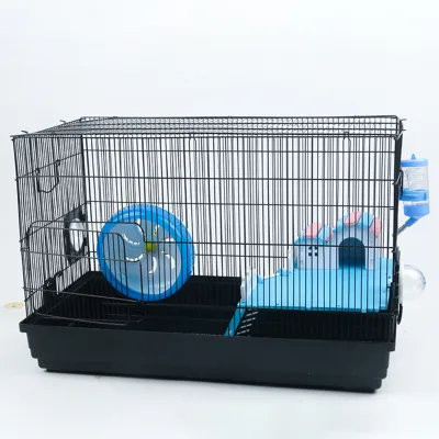 Jaula Para Hamsters Breathable Mixed Color Small Iron Wire Plastic Hamster Cage House Jaulas Para Hamsters Baratas Hamstercage