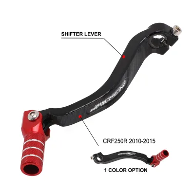 JFG ATV Dirt Bike Gear Shift Lever Motorcycle MX CNC Aluminum for Honda Cry 12 Month Welcomed CN;ZHE 1 PC Red