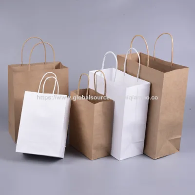 OEM Factory Price Brown Kraft Paper Bag for food packaging