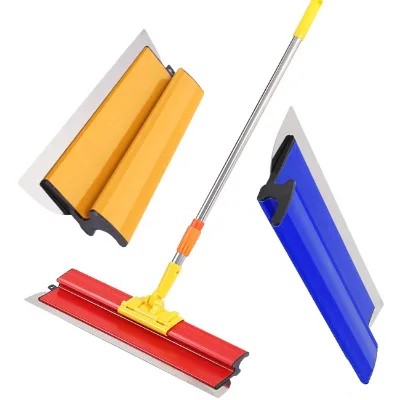 Drywall Plastering & Flooring Trowel Tool Set Putty Scraper with Skimming Blade and Extension Handle