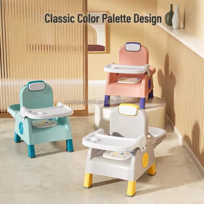 VSUCH Fun Squeaky Chair for Kids with Food Tray Multi-functional Baby Shampoo Bed and Dining Chair for Happy Meal Times