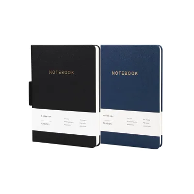 Custom logo Hardcover Notebook B5/A5 Size Pu Unique Logo Notebook Journal Planner Book Notebooks Customizable