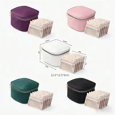 Hot Selling Multi Layer Storage Bag for Travel Jewelry Bag Rings Necklace and Practical Jewelry Boxe with Separate Storage Areas