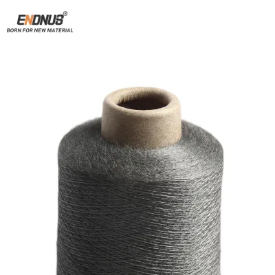 Conductive 2 Ply 100% 316L Stainless Steel Fiber Spun Yarn Sewing Thread for Weaving