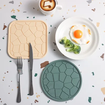 Household Table Mat Bowl Pot Mat Waterproof, Non-slip and Heat-resistant Silicone Pan Insulation Mat