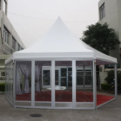 COSCO Advanced Quality Outdoor Pop up Pagoda Tent 6x6 Event Party Wedding Tent 20ft X 20ft (6m X 6m)